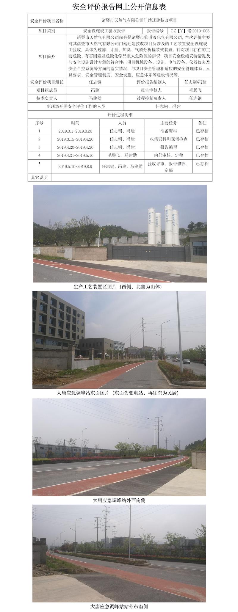 GZ【Y】諸2019-006諸暨市天然氣有限公司門站遷建技改項目安全設施竣工驗收報告網(wǎng)上公開.jpg